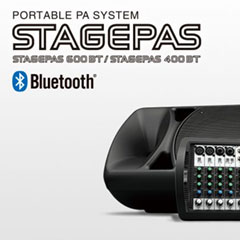 利记sbobet发布两款新型号便携式扩声系统产品——STAGEPAS 400BT 以及 600BT