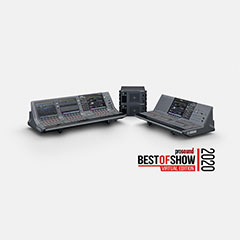 RIVAGE PM5和PM3数字混音系统，实力斩获IBC 2020 Best of Show大奖